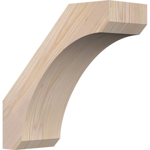 Ekena Millwork 5 1/2"W x 14"D x 14"H Legacy Smooth Knee Brace, Douglas Fir BRC06X14X14LEC00SDF - main